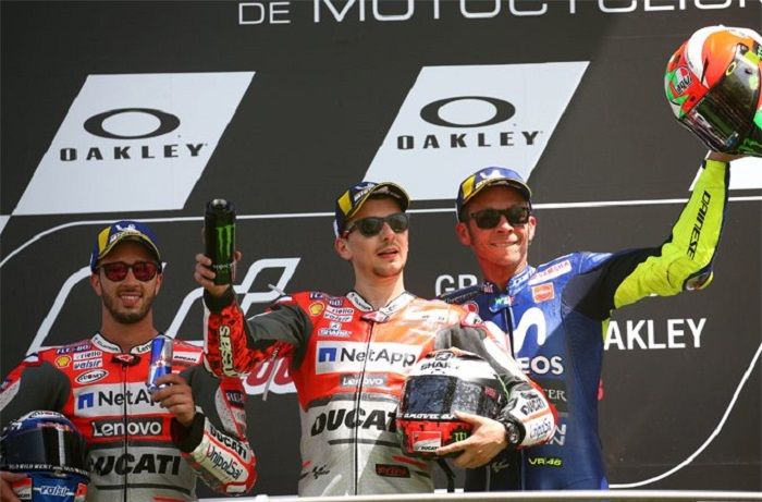 Valentino Rossi raih posisi ketiga