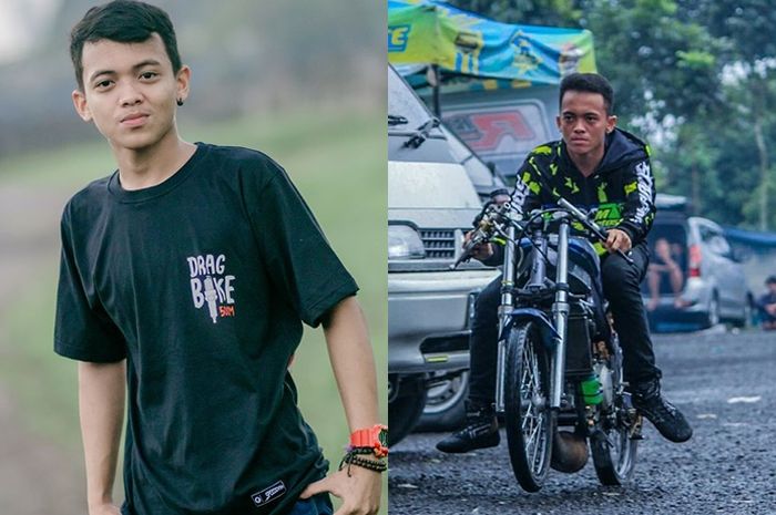 Sulthan Ramadhan pembalap drag motor nasional