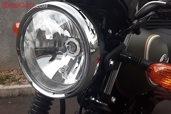 Lampu bulat retro moderen Kawasaki W175