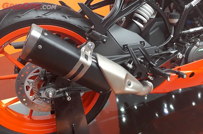 Knalpot KTM RC 250 SE 2018 model silencer