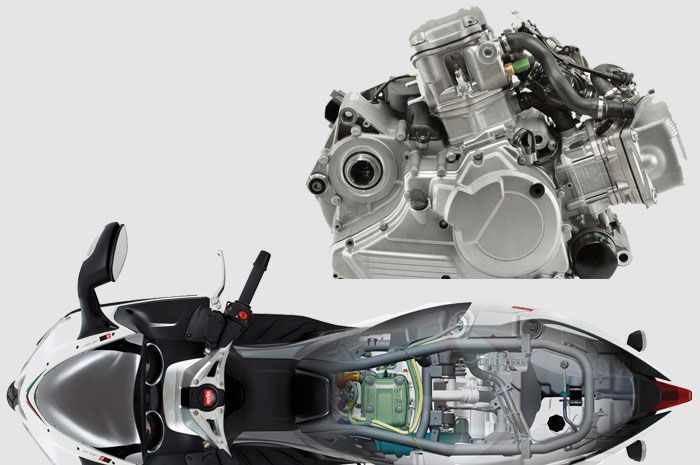 Teknologi superbike Aprilia di skutik