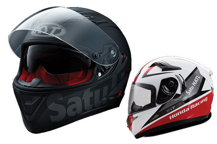 Helm KYT Vendetta 2 dan K2 Rider edisi Honda