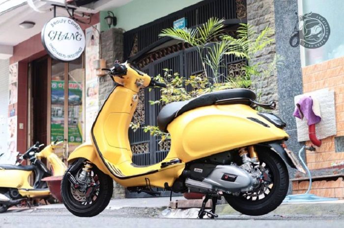 Modif minimalis tapi tetap mantul nih Vespa
