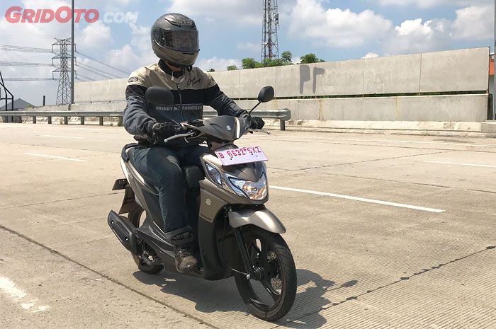 Suspensi Suzuki Nex FI terbaru cukup nyaman