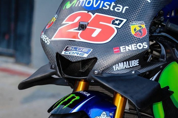 Inner winglet yang digunakan motor Yamaha di MotoGP saat tes 