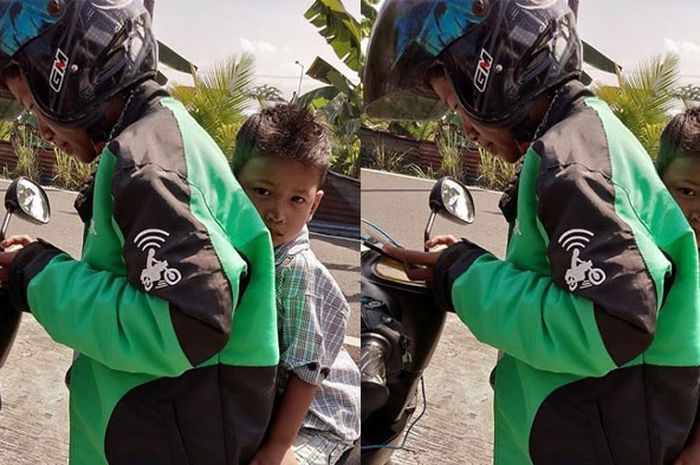 Pengemudi ojek online wanita, dapat pesanan makanan ceritanya bikin haru