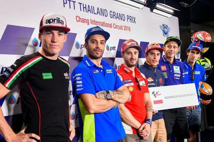 Line-up pembalap MotoGP sementara untuk musim 2019