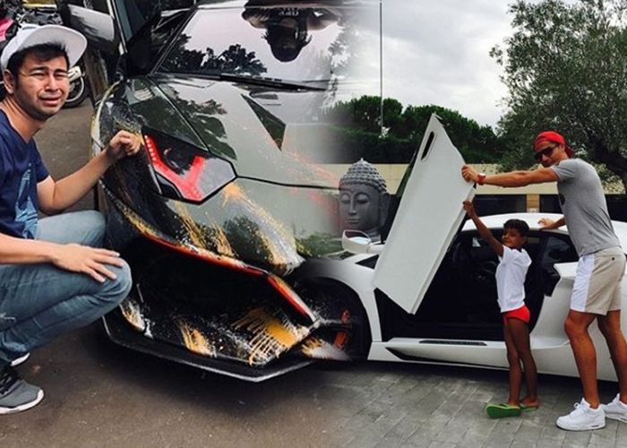 Pesepakbola Cristiano Ronaldo Kalah Berani Dengan Raffi Ahmad Dalam Urusan Mobil Gridoto Com