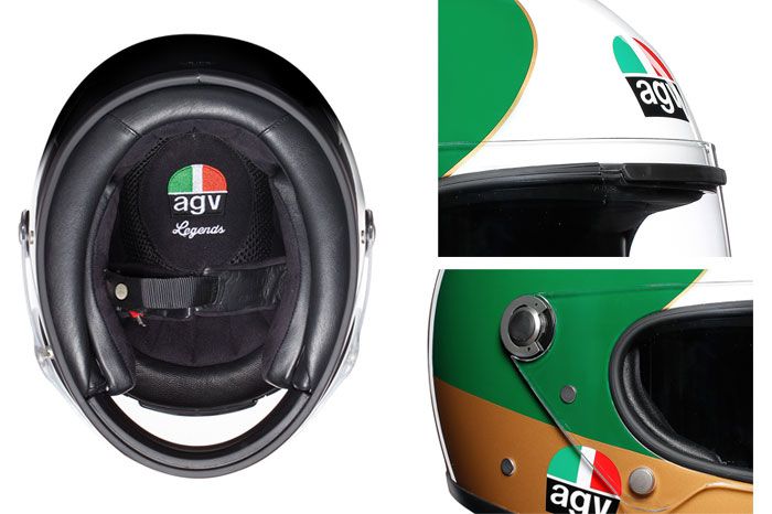 AGV X3000 punya fitur safety setara helm modern