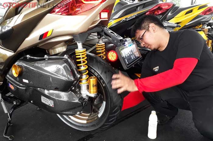 Persiapan juara Customaxi Yamaha Tangerang