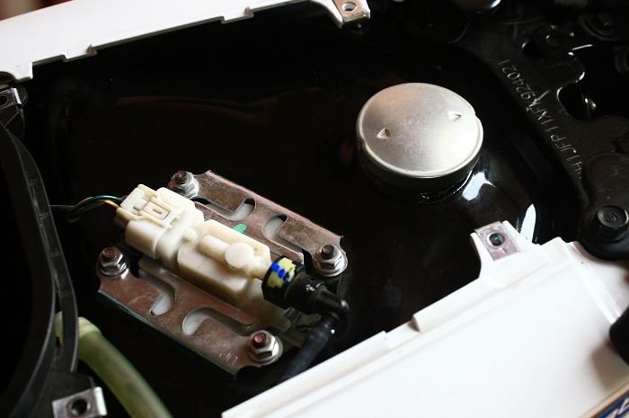 Ilustrasi tangki bensin motor injeksi