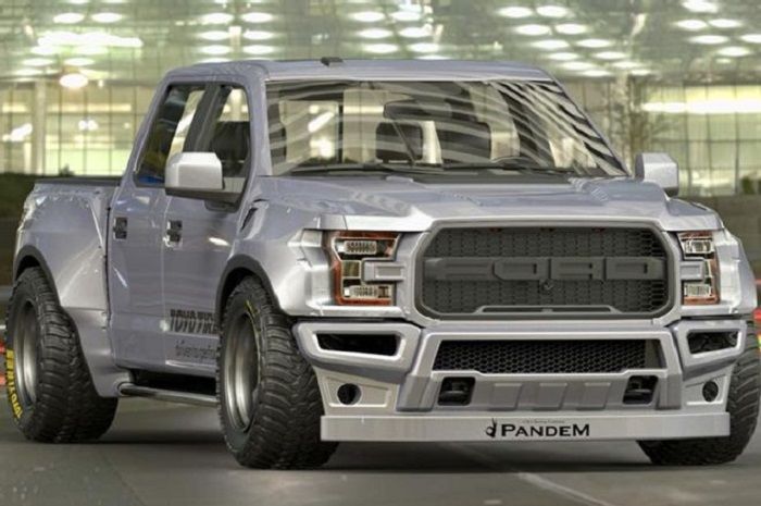 Pikap Raptor pakai body kit pandem dari Tra Kyoto