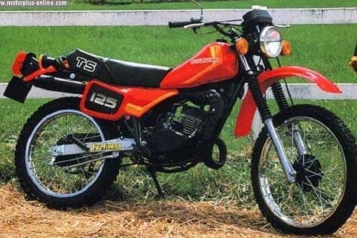 Suzuki TS125 yang sempat beredar di Indonesia