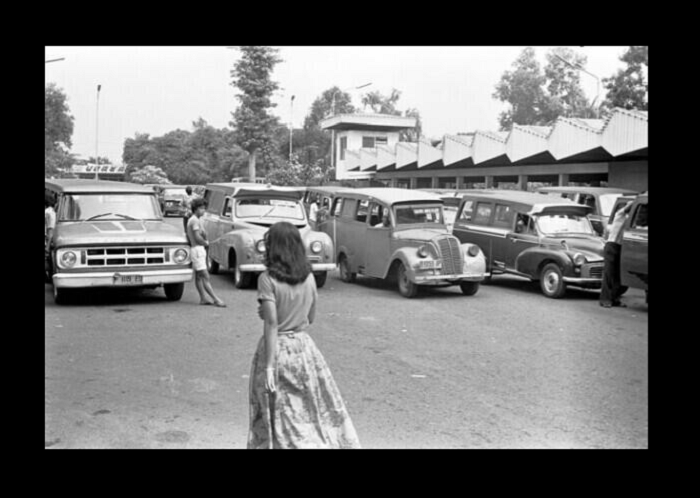 Oplet menjadi angkutan umum yang populer untuk warga Jakarta