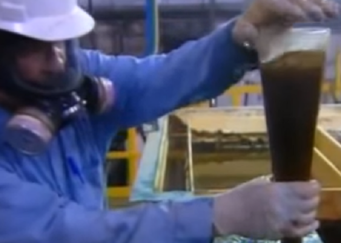 Proses pemurnian cairan timah