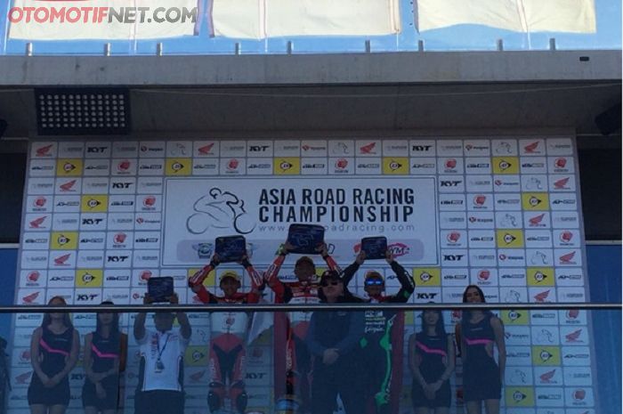 Pembalap Honda dominasi podium race 1 AP250