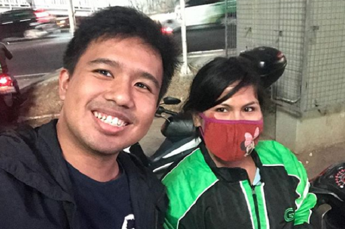 Joshua Suherman atau Jojo ceritakan alami kecelakaan dengan driver ojol wanita