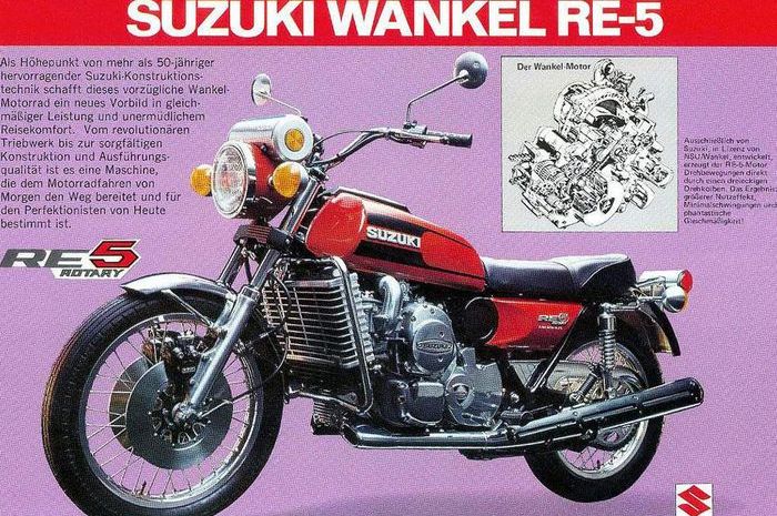 Suzuki RE5 jadi motor Suzuki yang paling unik hingga sekarang