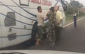 Video Sopir Bus Mengendarai Bus  dengan Ugal-ugalan, Ditegur Anggota TNI Malah Ngajak Berantem