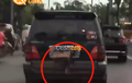 Miris! Seekor Ayam Diikat di Belakang Mobil Saat Perjalanan Mudik