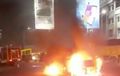 Video Detik-detik Mobil Angkot Terbakar Yang Melaju Terus Tanpa Sopir