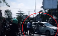 Usai Tabrak Lari, Daihatsu Ayla Berhasil Dikepung Gara-gara Umbul-umbul 