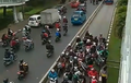 Sudah Dinanti Polisi, Puluhan Pengendara Motor Panik Saat Asik Terobos Jalur Busway