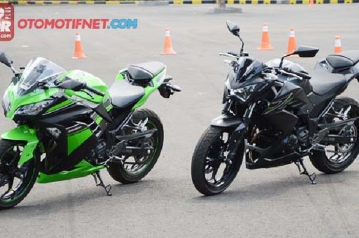 Foto ilustrasi. Komparasi Kawasaki Ninja 250 FI dan Kawasaki Z250
