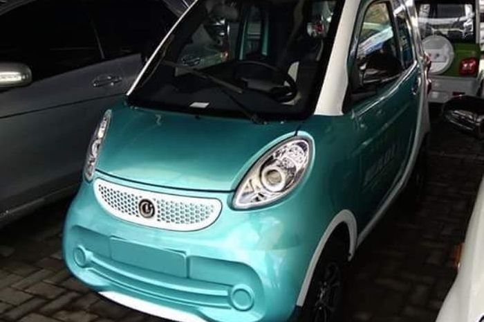 penampakan mobil aneh dengan wujude seperti Smart