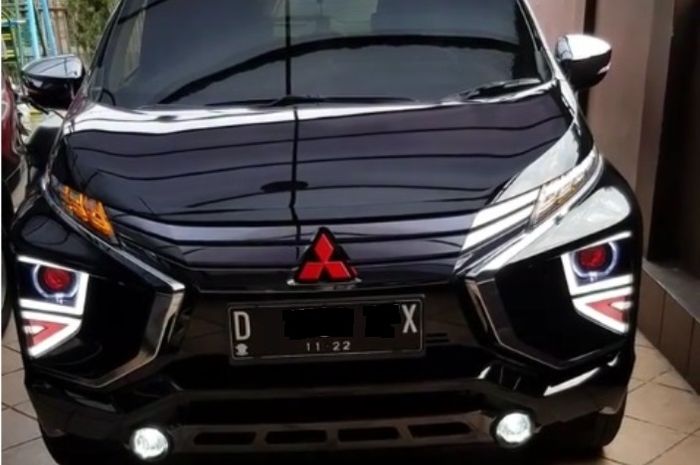 Custom headlights Mitsubishi Xpander bikin tampilan elegan dan mewah serta keren