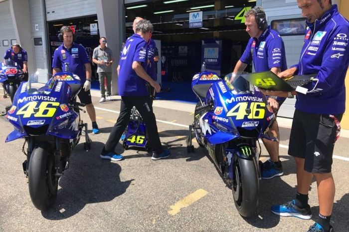 Yamaha jajal upgrade elektronik di tes setelah race MotoGP Ceko