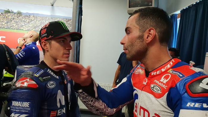 Danilo Petrucci nyari podium, digagalkan Maverick Vinales di balapan MotoGP Jerman 2018