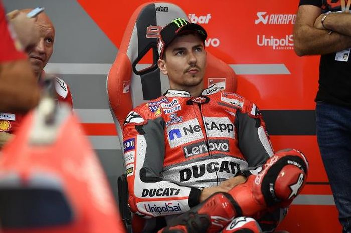 Jorge Lorenzo bisa lega karena diizinkan Ducati tes motor barunya Honda akhir musim ini cuma ada sya