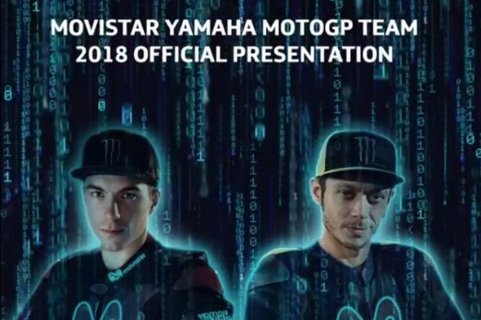 Teaser peluncuran tim Movistar Yamaha MotoGP, hari ini di Madrid Spanyol