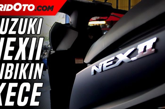 Pasang aksesori Suzuki Nex II