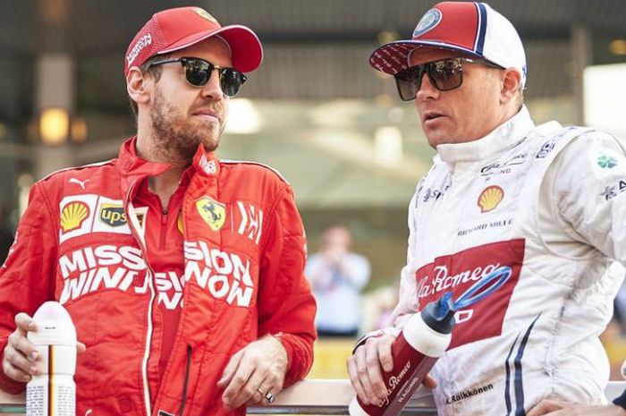 Kimi Raikonen yakin Sebastian Vettel dan tim Ferrari baik-baik saja