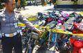 Puluhan Motor Kanibal Dikandangkan, Minimal Nginap 2 Minggu Di Kantor Polisi