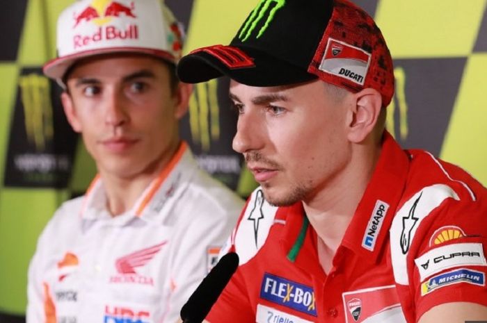 Marc Marquez dan Jorge Lorenzo