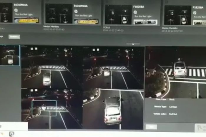 Ilustrasi. Pusat Pemantau CCTV E-TLE