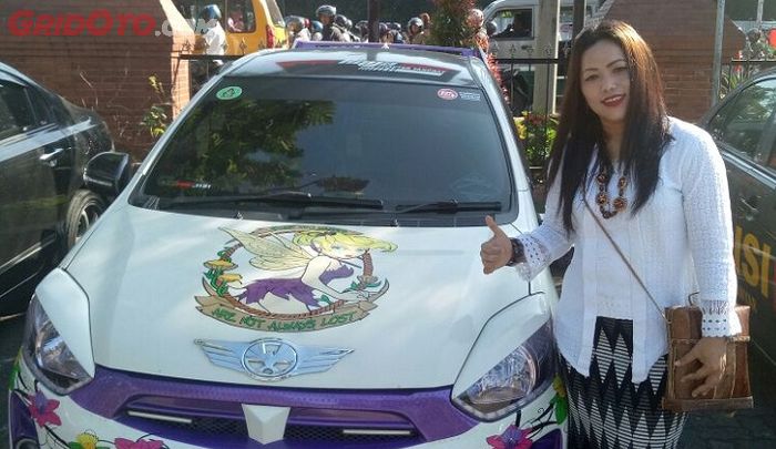 Sofiyanti, pakai Agya Tinkerbell ini buat harian