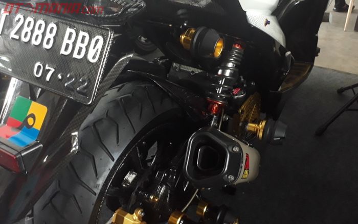 modifikasi monoshock pada Yamaha AEROX 155