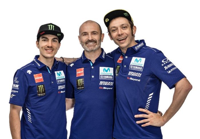 Maverick Vinales, Massimo Meregalli dan Valentino Rossi