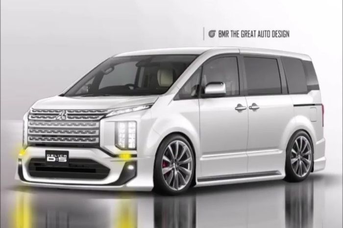 Modifikasi digital Mutsubishi Delica terbaru