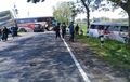 Video: Trio Bus Kecelakaan, Ada yang Nyebur Sawah, Ada yang Melintang di Jalan