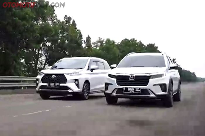 Adu irit Toyota Veloz Q CVT TSS melawan Honda BR-V Prestige with Honda Sensing