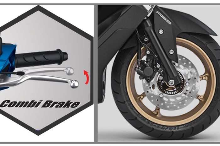 ABS dan ABS merupakan fitur perangkat rem yang ada pada motor modern