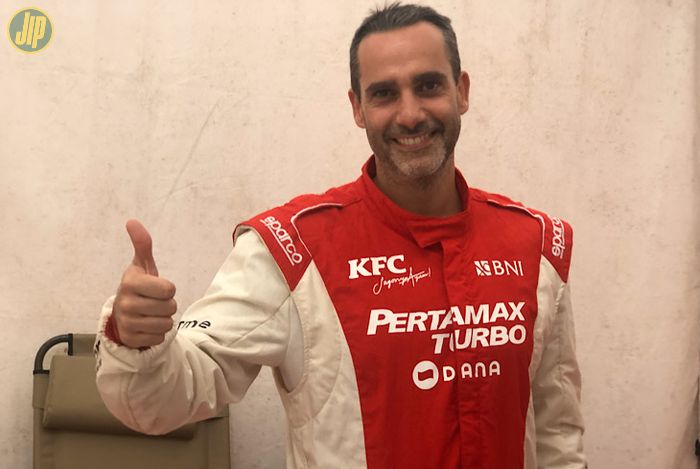 Pereli Team Jagonya Ayam, Nuno Pinto, jadi pereli tercepat di hari pertama Danau Toba Rally 2019