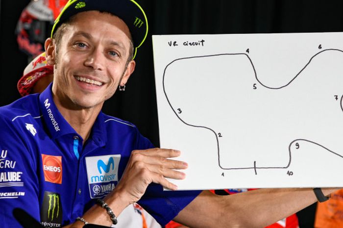 Rossi tidak ingat bagian akhir sebelum garis finis.
