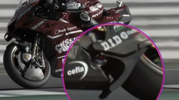 Spoiler di Ducati GP19 yang dipakai di MotoGP Qatar