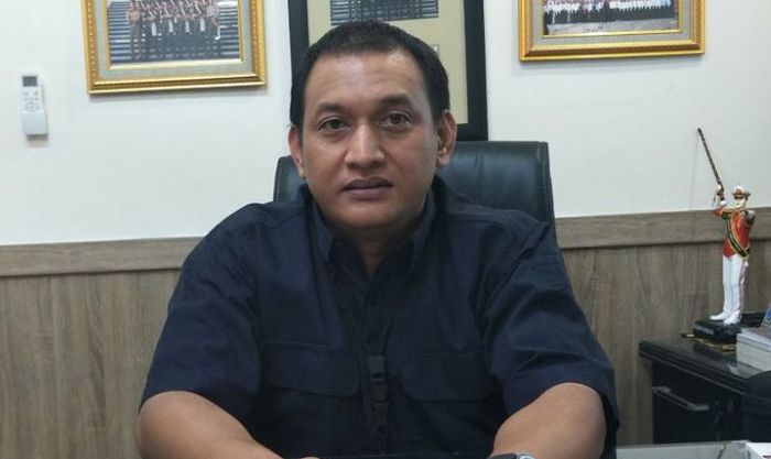 Kasubdit Ranmor Ditreskrimum Polda Metro Jaya, AKBP Sapta Maulana,  di ruangannya, Kamis (23/8/2018)